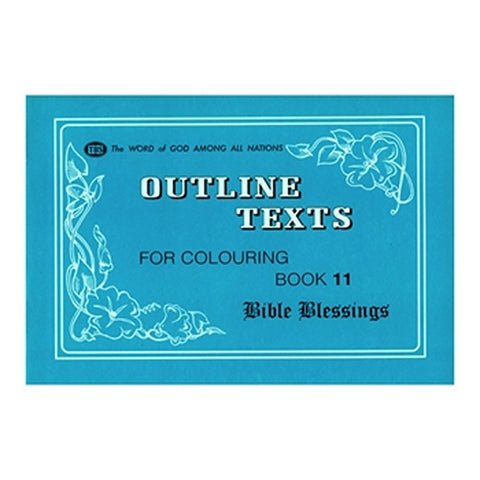 Outline Texts for Coloring - Bible Blessings