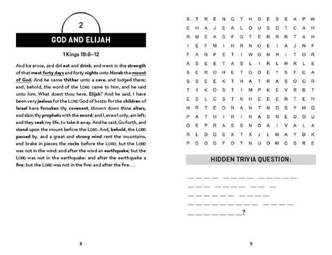 Hidden Trivia Bible Word Searches