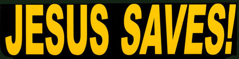 Jesus Saves - Reflective Magnet