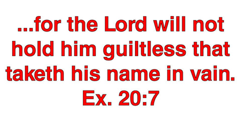 For the Lord - Sticker