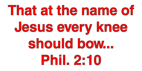That At The Name Of Jesus - Magnet