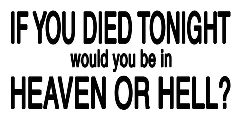 If You Died Tonight - Magnet