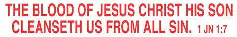 The Blood of Jesus Christ - Reflective Magnet
