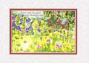KJV Scripture Thank You Card - Gate