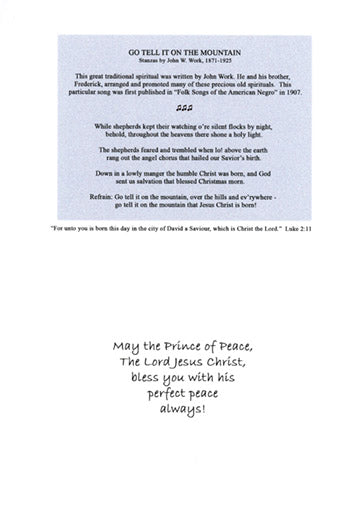 KJV Scripture Christmas Card - Cardinal