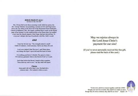 KJV Scripture Christmas Card - Steuben Church