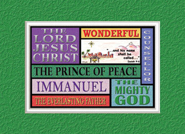 KJV Scripture Christmas Card - Names of Christ