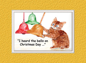 KJV Scripture Christmas Card - Bells