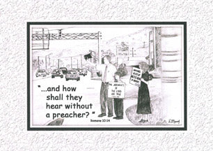 KJV Scripture Encouragement Card - Street Preacher 6 Pack