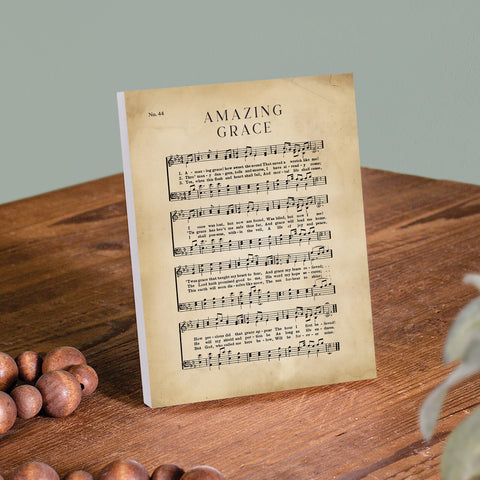 Easel Block - Amazing Grace
