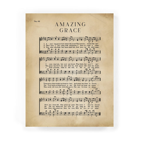 Easel Block - Amazing Grace