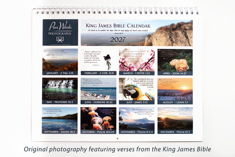 2027 King James Bible Calendar