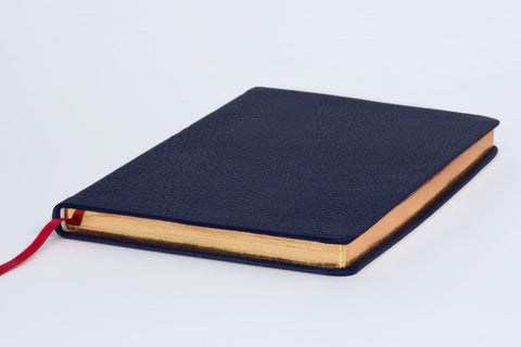 Allan: Journal Highland Goatskin - Navy Blue