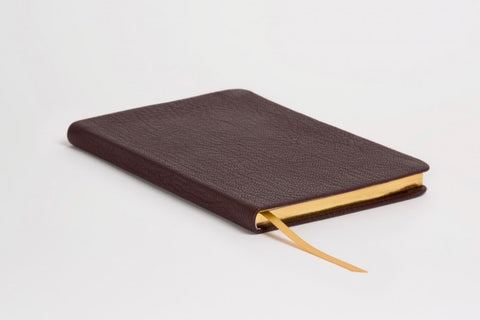 Allan: Notebook Highland Goatskin - Brown