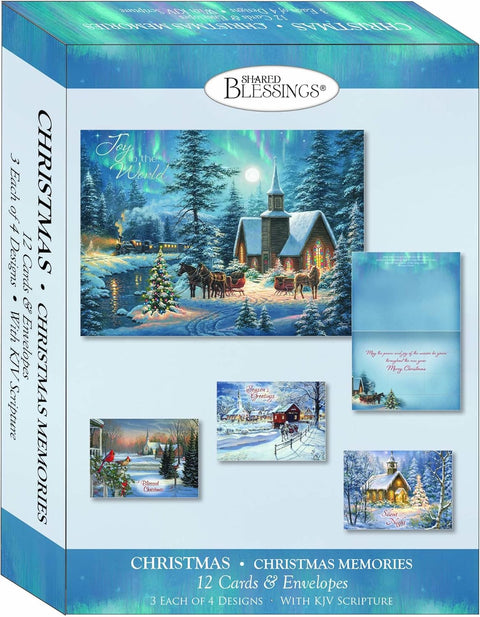 Christmas Memories Assorted Christmas Cards (12-pack)