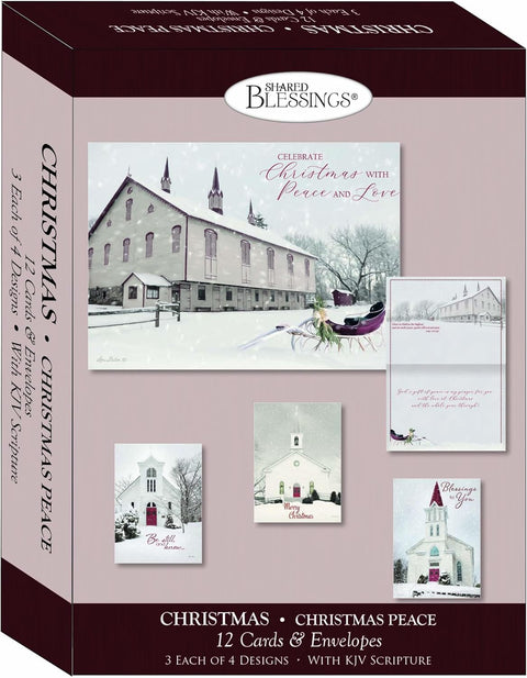 Christmas Peace Assorted Christmas Cards (12-pack)