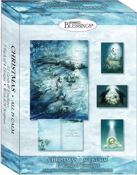 All Is Calm Assorted Christmas Cards (12-pack)