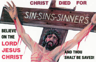Sin, Sins, Sinners - Postcard
