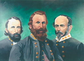 Generals of the CSA - Generals Hill, Stuart, Johnston