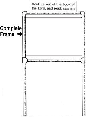 Complete Frame for Scripture Sign