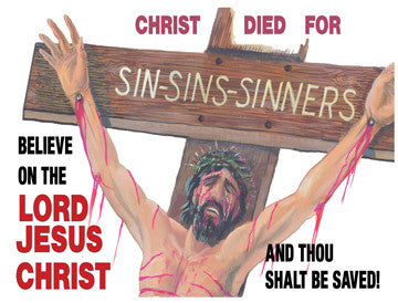 Full Color Scripture Sign - Sins and Eternity