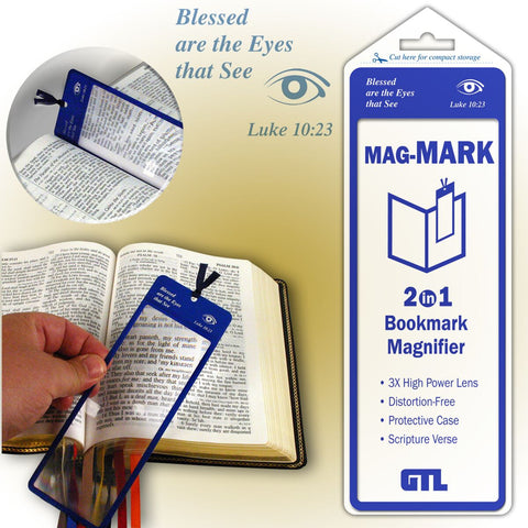 Mag-Mark 2-in-1 Bookmark Magnifier