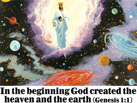 In the Beginning - Banner