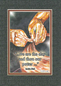 KJV Scripture Blank Greeting Card - The Potter