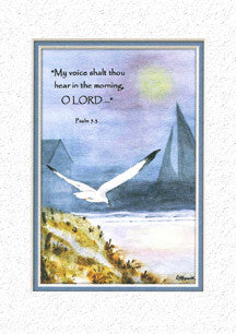 KJV Scripture Encouragement Card - Misty Moon