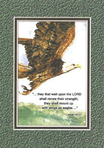 KJV Scripture Encouragement Card - Eagle