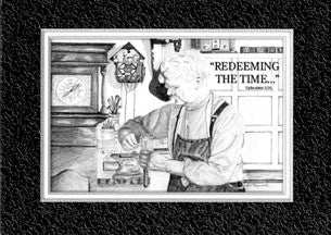 KJV Scripture Encouragement Card - Clock Repairman