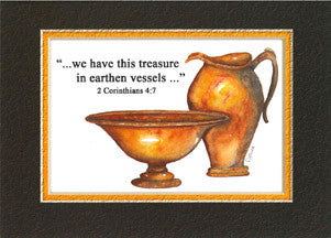 KJV Scripture Blank Greeting Card - 2 Vessels