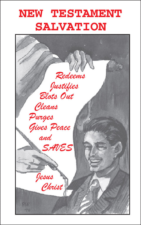 New Testament Salvation - Tract (Medium Size - Glossy)