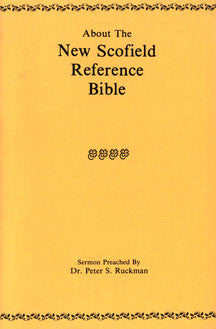 About the New Scofield Reference Bible