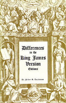 Differences in the King James Version Editions