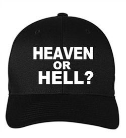 Scripture Hat - Heaven or Hell (black)