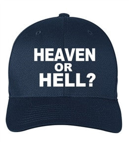 Scripture Hat - Heaven or Hell (navy blue)