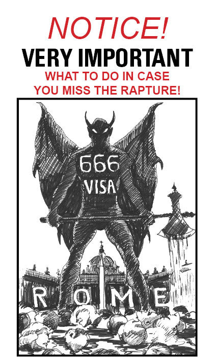 What To Do...Miss The Rapture - Tract