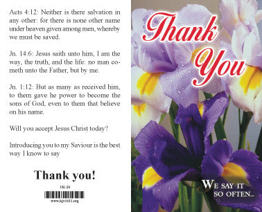 Thank You! - Tract