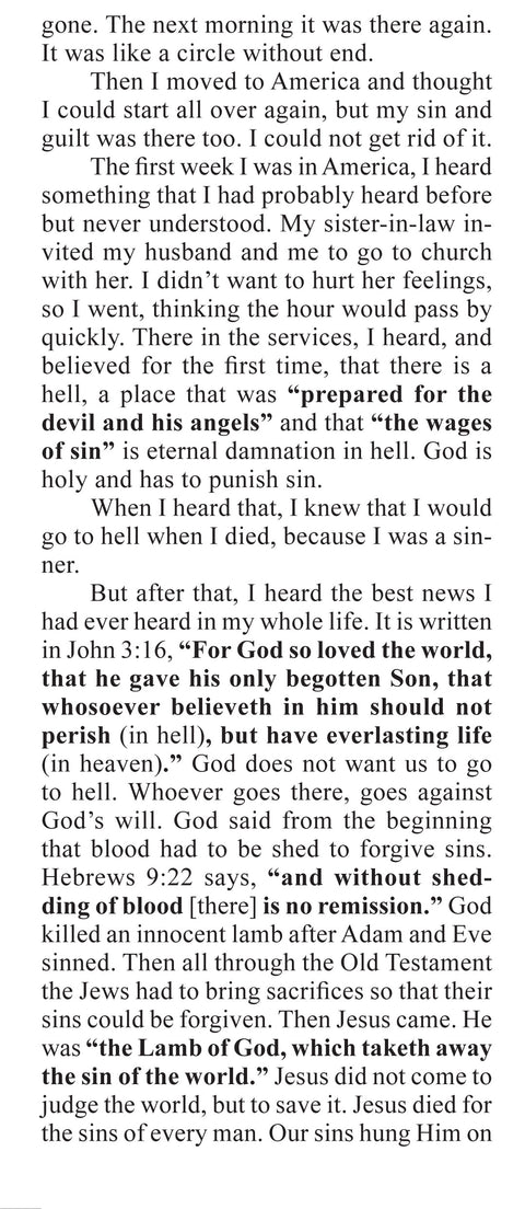 Personal Testimony of Karin McGuire - Tract