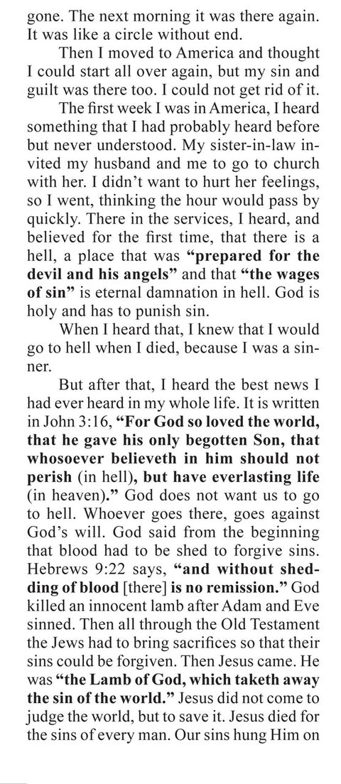 Personal Testimony of Karin McGuire - Tract