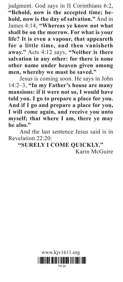 Personal Testimony of Karin McGuire - Tract