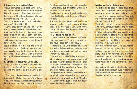 Whose Son Is He? - Tract