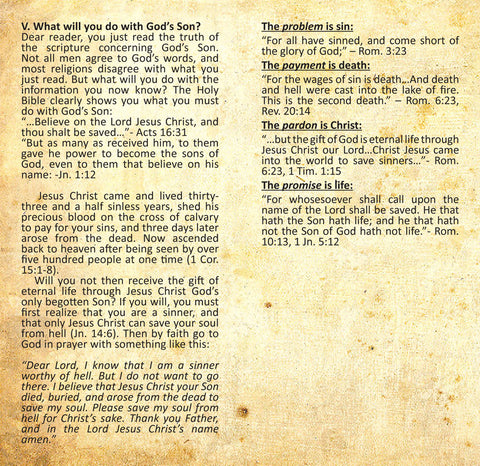 Whose Son Is He? - Tract