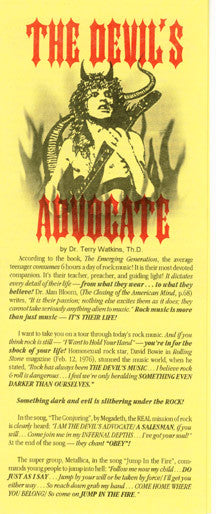 The Devil's Advocate - Tract