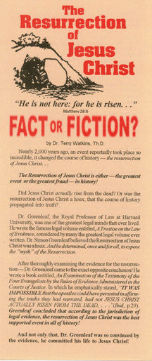 The Resurrection of Jesus Christ - Tract
