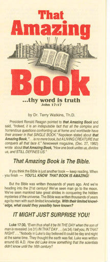 That Amazing Book - Tract