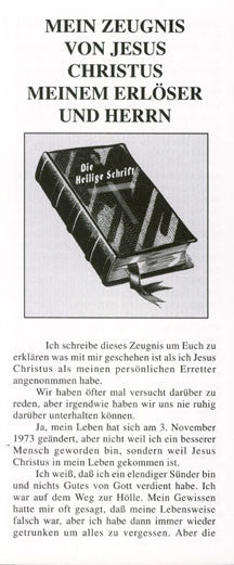 German: Personal Testimony of Karin McGuire - Tract