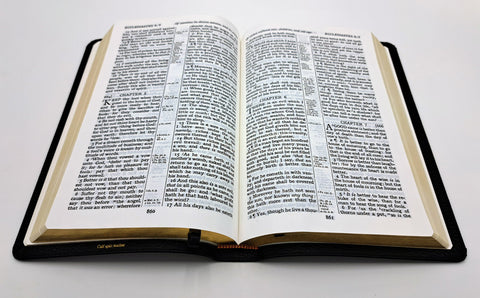 Cambridge Bible: Turquoise Reference Bible - Calf Split Leather