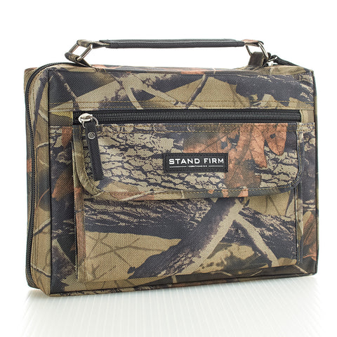 Stand Firm Camouflage Bible Cover (6.75" x 9.5" x 1.5")